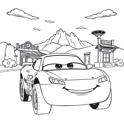 Car near Radiator Springs