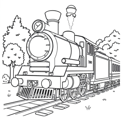 Cheerful Locomotive