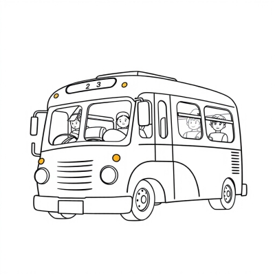 Cute Roly Bus