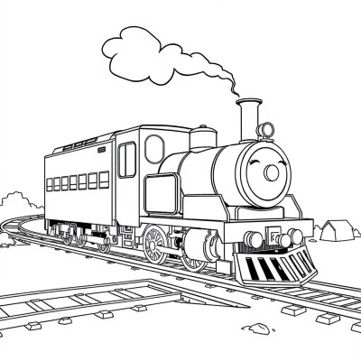 Cute Locomotive - Fun Train