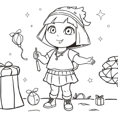 Dora the Explorer and New Year