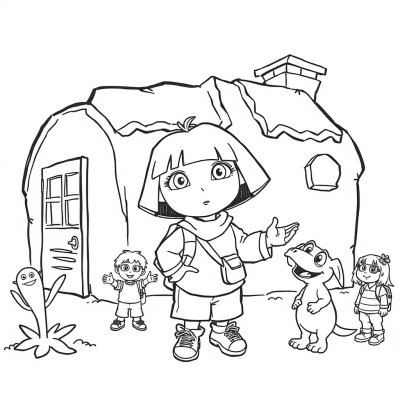 Dora the Explorer Goes to School