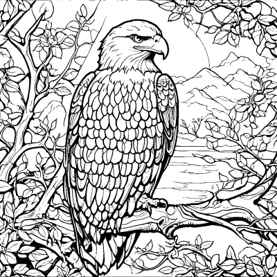 Eagle on a Branch