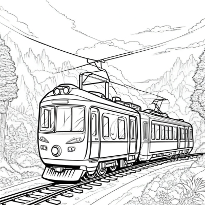 Train on the Way