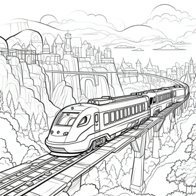 Suburban Electric Train