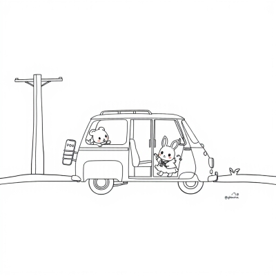 Family on the Road