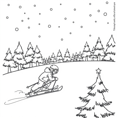 Children Skiing Fun