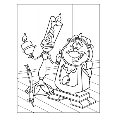 Lumière and Cogsworth