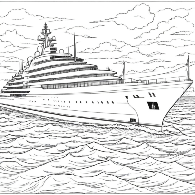 Luxurious Super Yacht