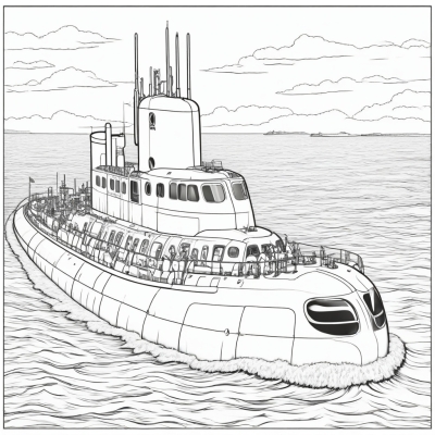Nuclear Submarine Hampton (USA)