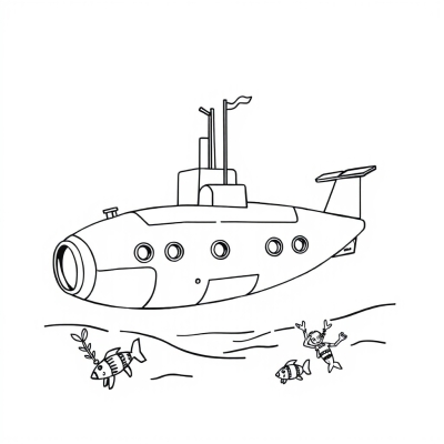 Nuclear Submarine Deep Sea Adventure