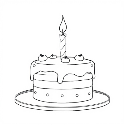 Cake with Candle