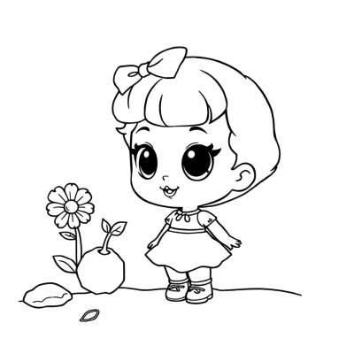 Polly Pocket Cartoon Character