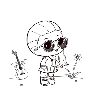 Polly Pocket in Sunglasses