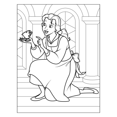 Princess Belle and Chip