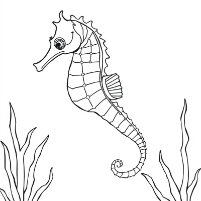 Realistic Sea Horse
