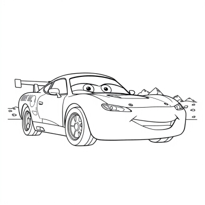 Retro Car Coloring Fun