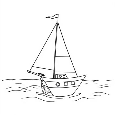 Little Sailboat for Kids