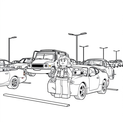 Sally in the Parking Lot