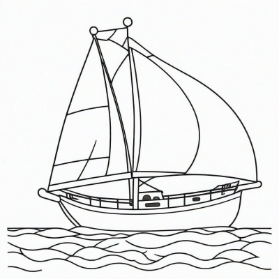 Simple Sailboat