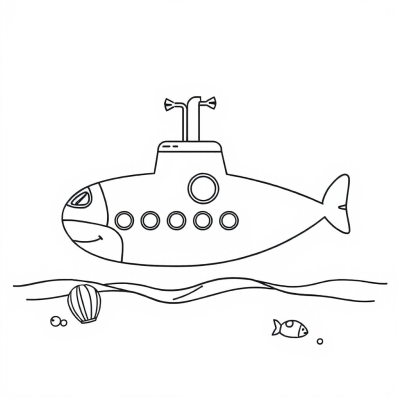 Simple Submarine for Kids