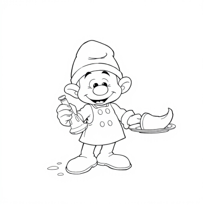 Smurf Cook