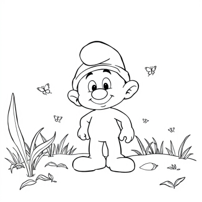 Smurf Cute Character