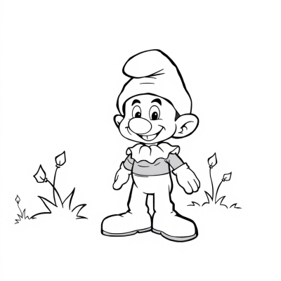 Smurf Clown
