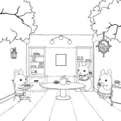 Sylvanian Families Cafe for Kids