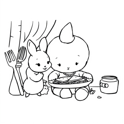 Baby Sylvanie’s Lunch