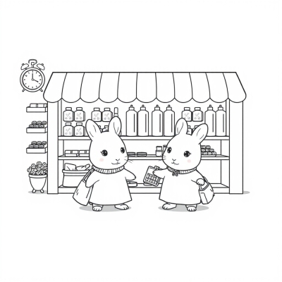 Sylvanian Families at the Store