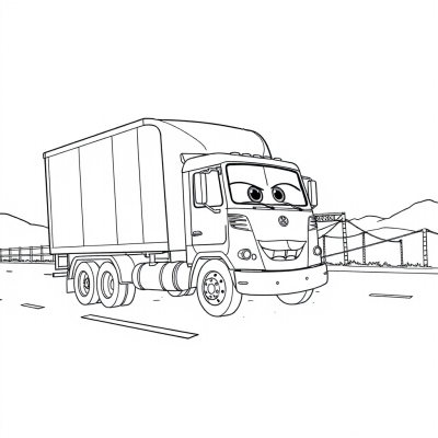 Truck on the Road: Cars s