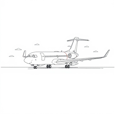 Avro RJ85 Airplane