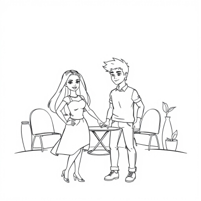Barbie and Ken