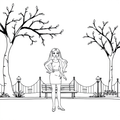 Barbie and Ken in the Park