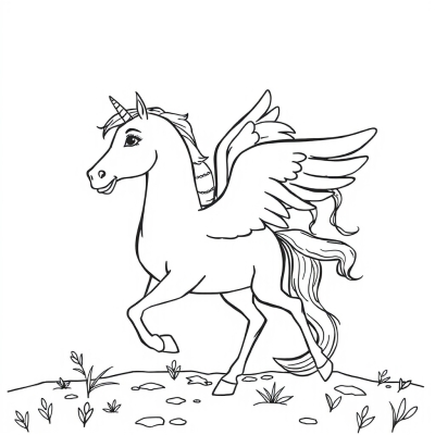 Barbie and Pegasus