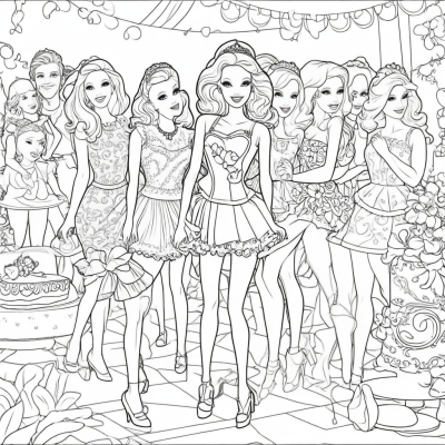 Barbie at the Party