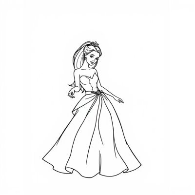 Barbie Dancing in a Ball Gown