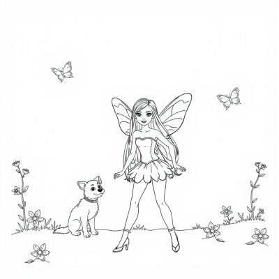 Barbie Fairies with Pets
