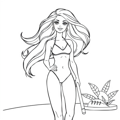 Barbie in a Swimsuit