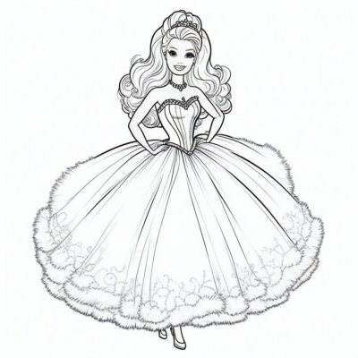 Barbie in a Fluffy Dress