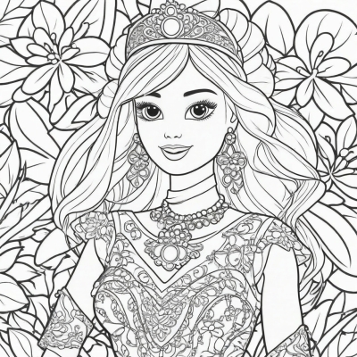 Barbie in a New Year's Costume