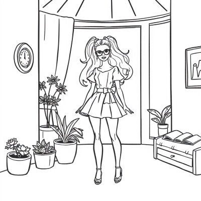 Barbie in a Short Dress