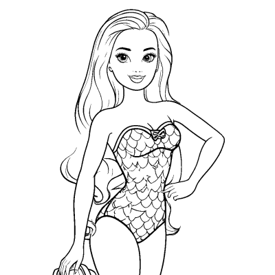 Barbie in a Swimsuit