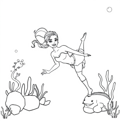 Barbie Underwater
