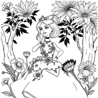 Barbie's Flower Dress