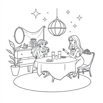 Barbie's Magical Table