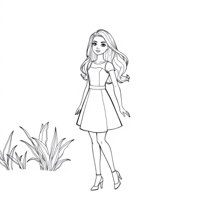 Barbie's Short Dress