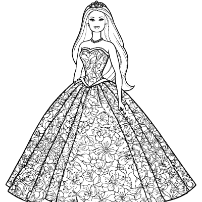 Barbie's Elegant Dress