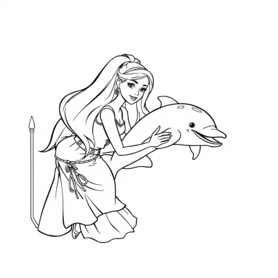 Barbie with Dolphin